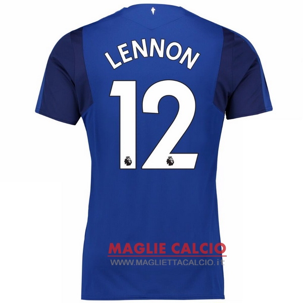 nuova maglietta everton 2017-2018 lennon 12 prima